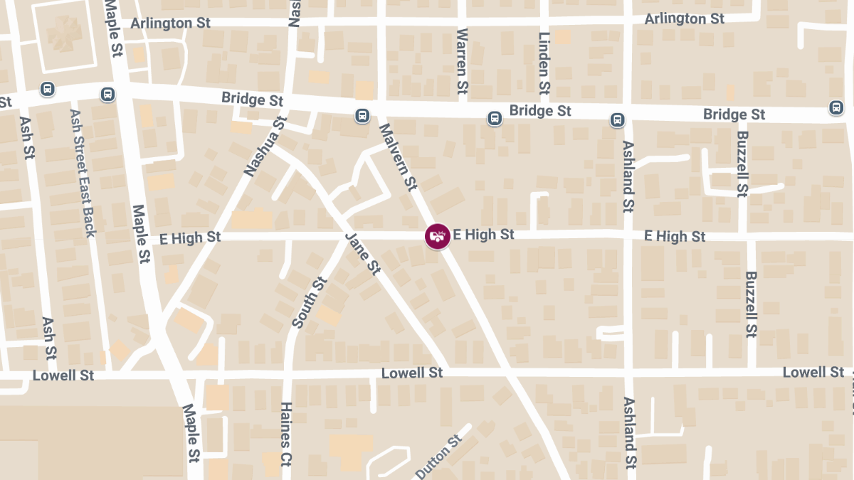 Motor Vehicle Accident at Malvern St & E High St