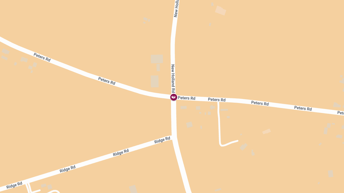 Motor Vehicle Accident with Injuries at Peters Rd and New Holland Rd