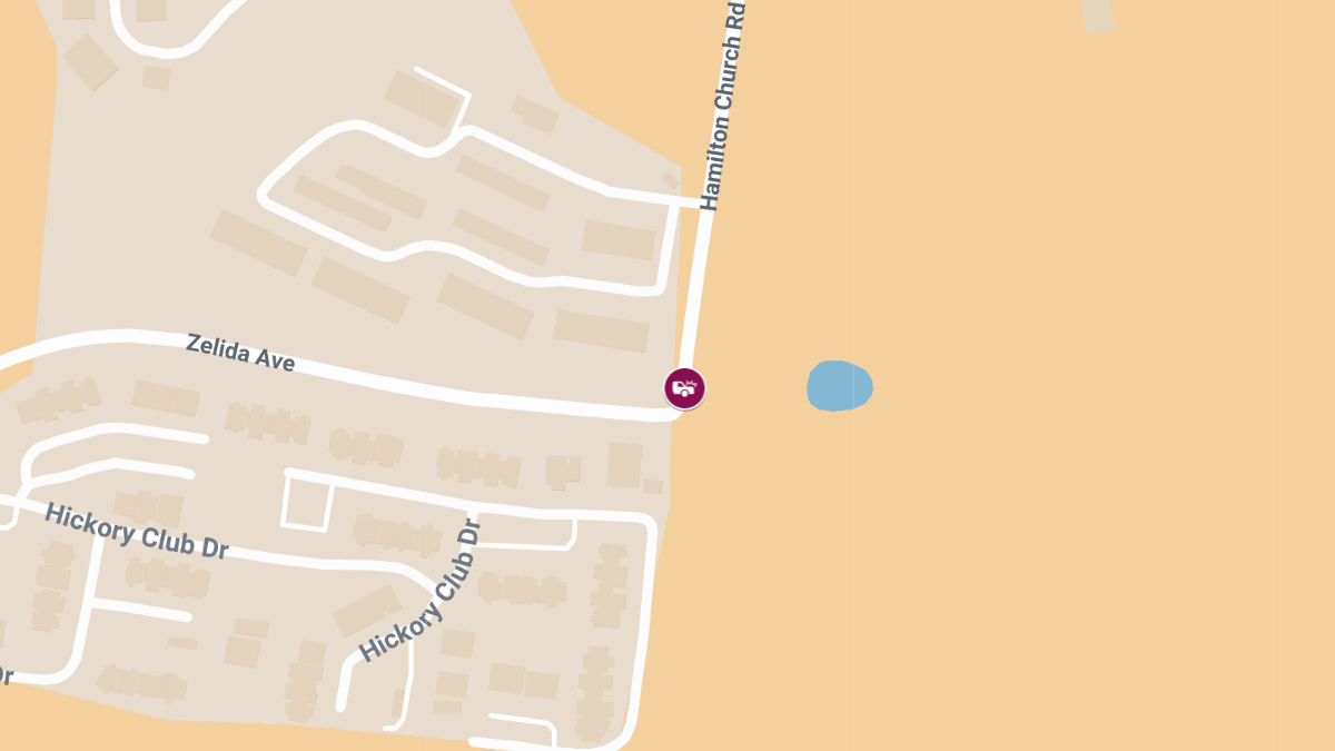 Motor Vehicle Accident with Injuries at Zelida Ave & Hamilton Church Rd