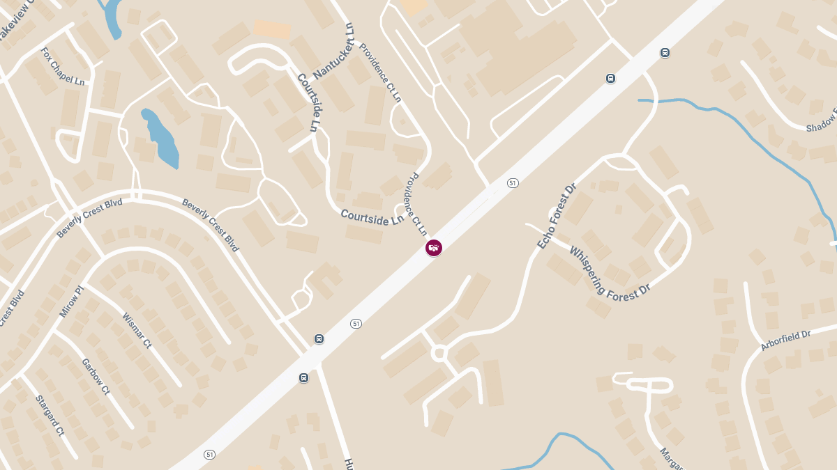 Motor Vehicle Accident with Injuries on Pineville-Matthews Rd at Providence Ct Ln