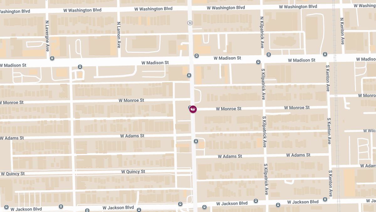Motor Vehicle Collision With Injuries at S Cicero Ave & W Monroe St