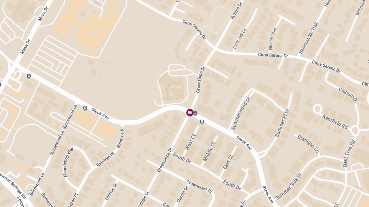 Motor Vehicle Collision With Injuries at Steck Ave & Greenslope Dr