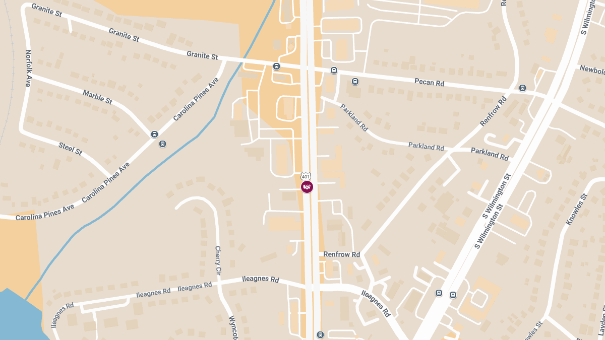 Motor Vehicle Collision with Injuries at 2506 S Saunders St