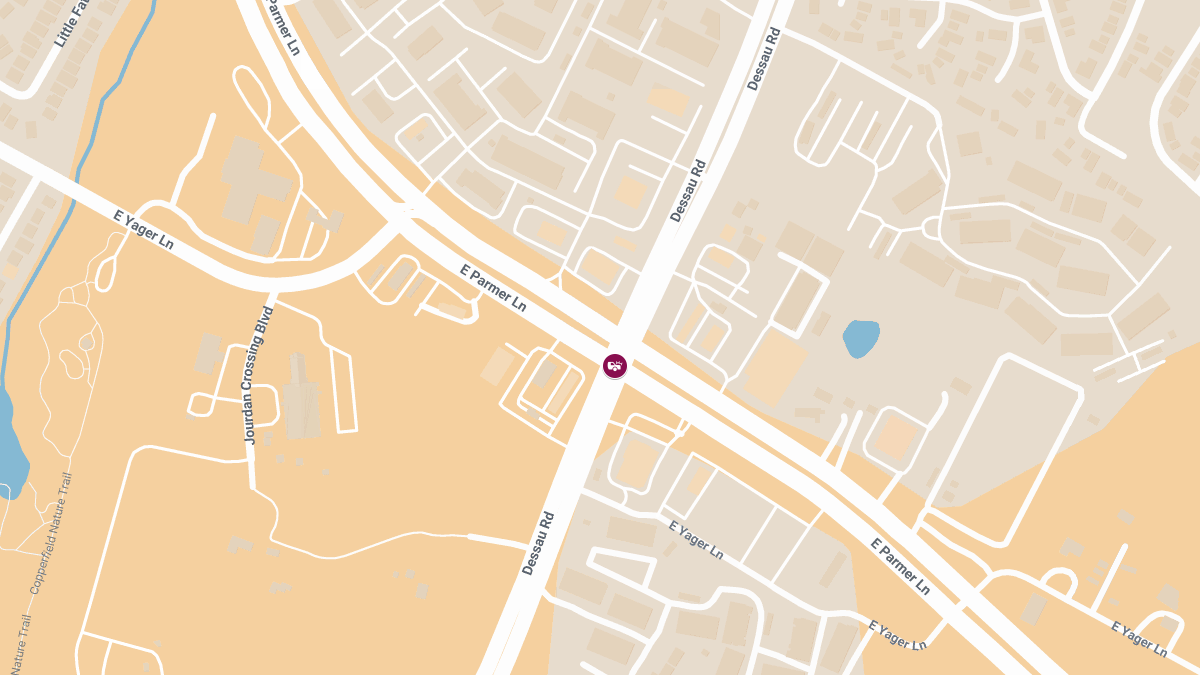Motor Vehicle Collision with Injuries at Dessau Rd & E Parmer Ln