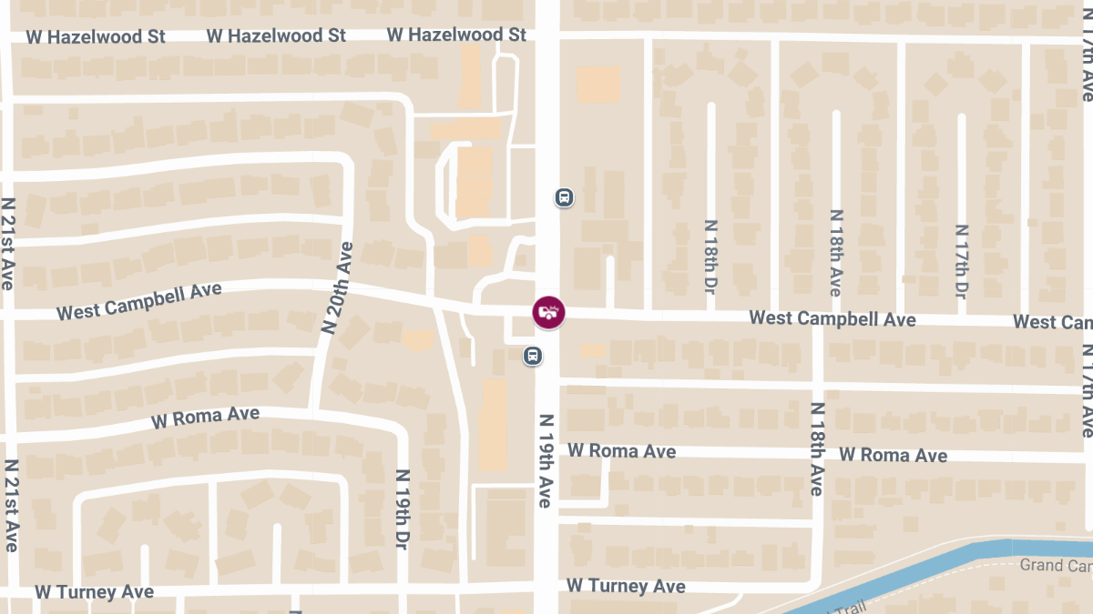 Motor Vehicle Collision with Injuries at N 19th Ave & W Campbell Ave