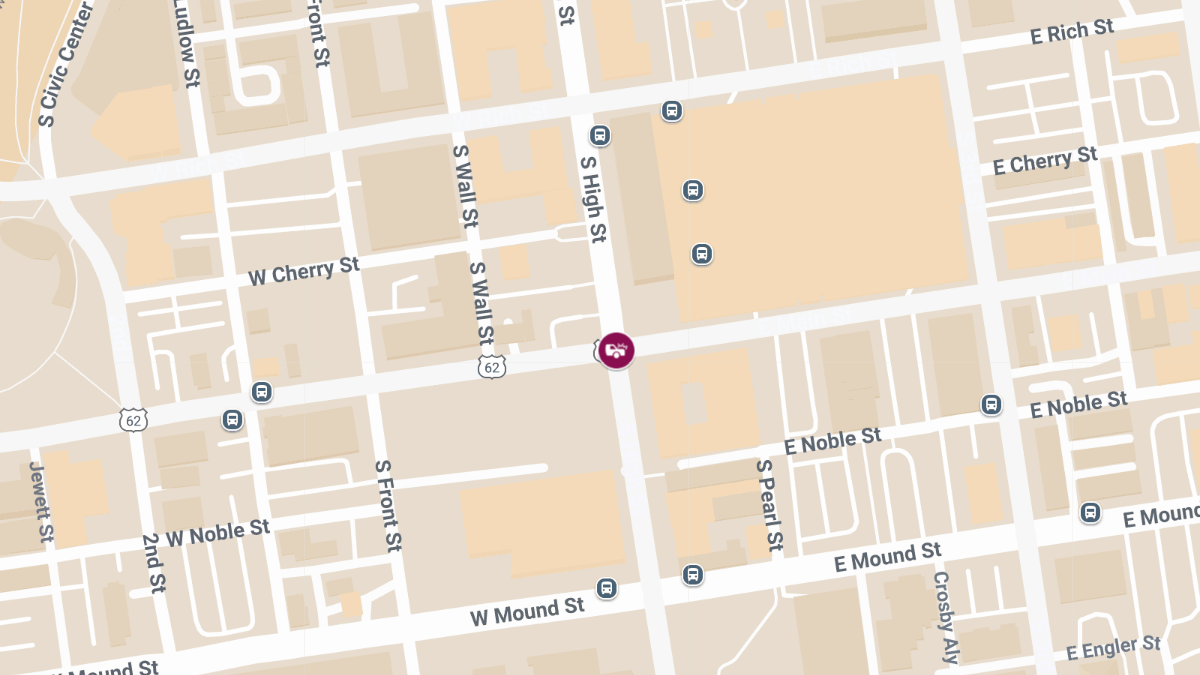 Motor Vehicle Collision with Injuries at W Main St & S High St