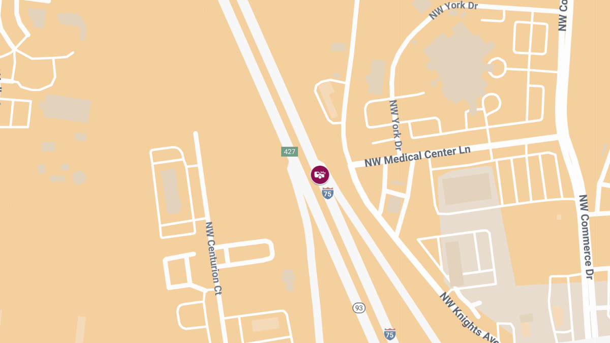 Motor Vehicle Collision with Injuries on I-75 SB at Mile Marker 422