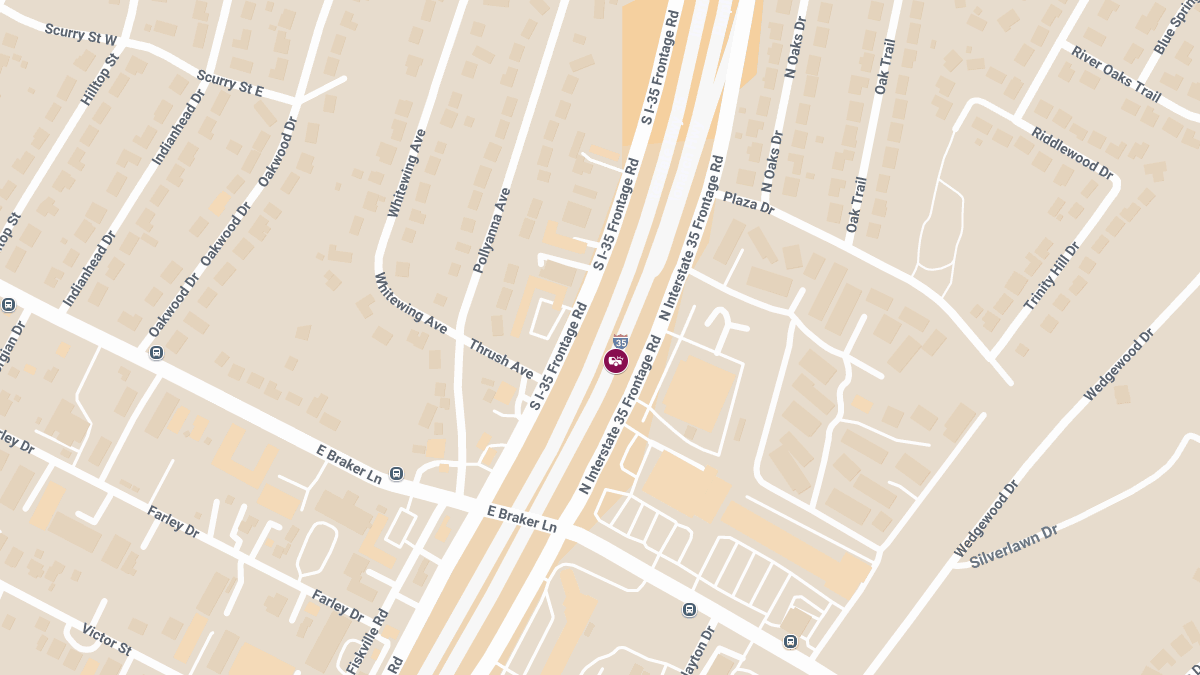 Motor Vehicle Collision with Injuries on N IH 35 Svrd NB