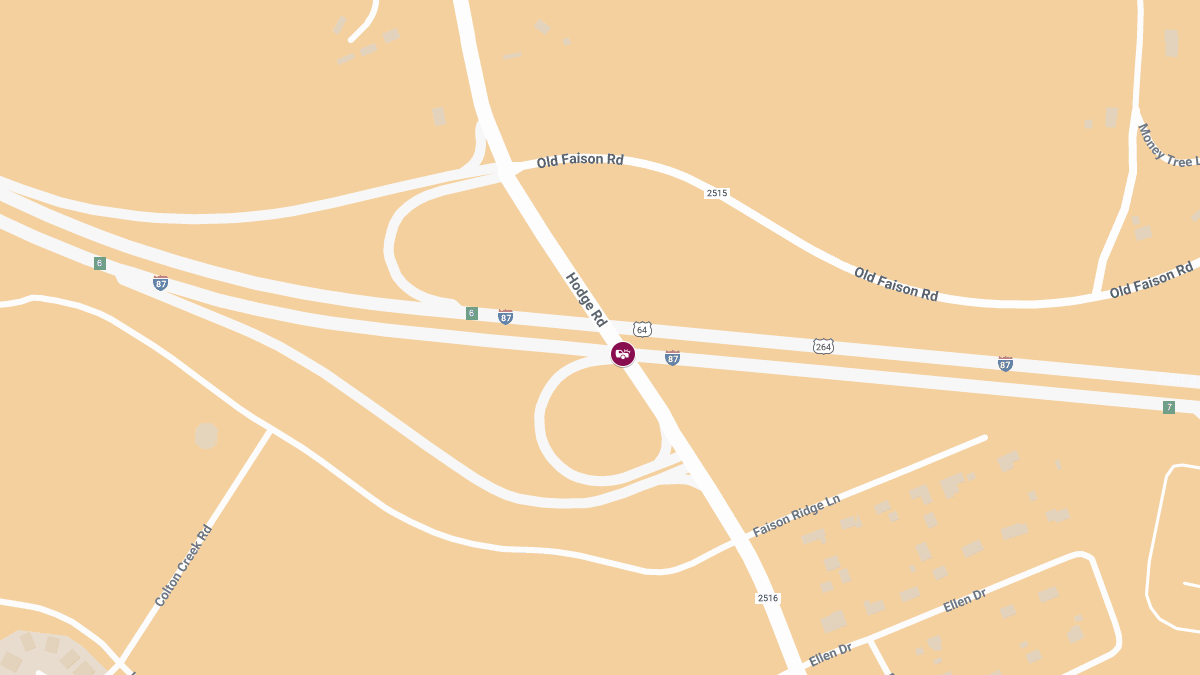 Motor Vehicle Crash With Injuries on I-87 SB at Hodge Rd