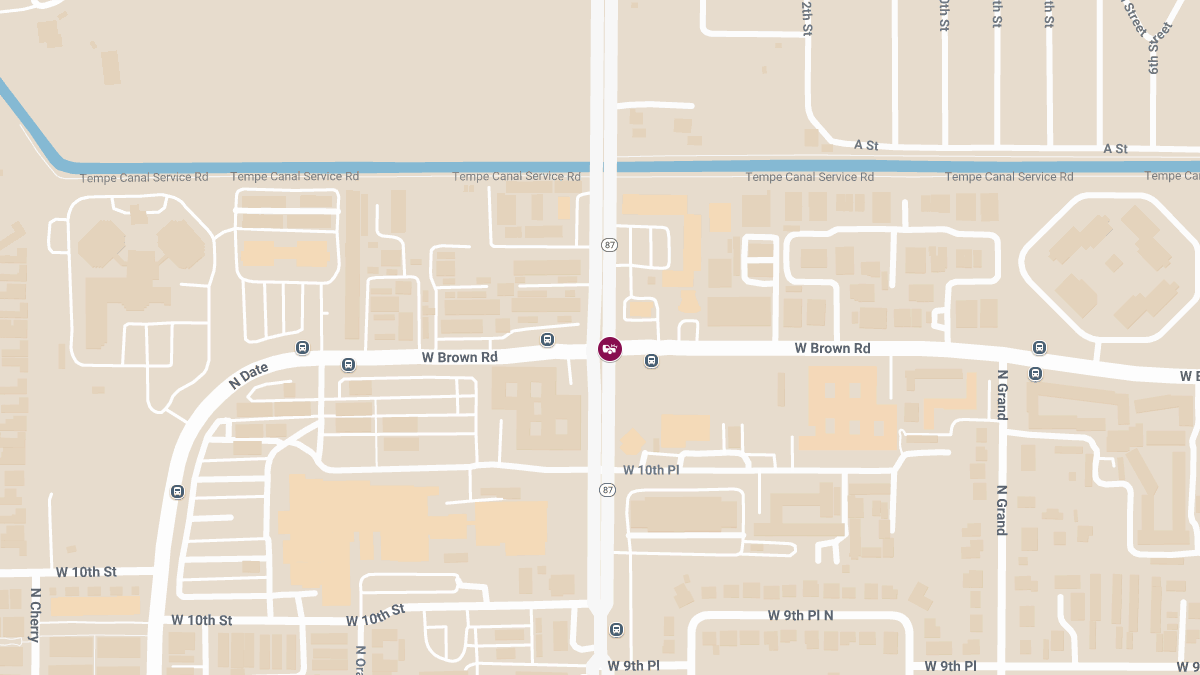 Motor Vehicle Crash on W Brown Rd at N Country Club Dr Causes Injury 