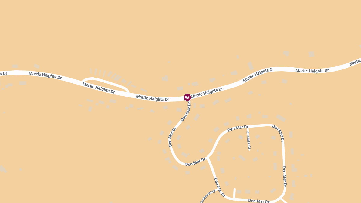 Motor Vehicle Crash with Entrapment at Martic Heights Dr & Den Mar Dr