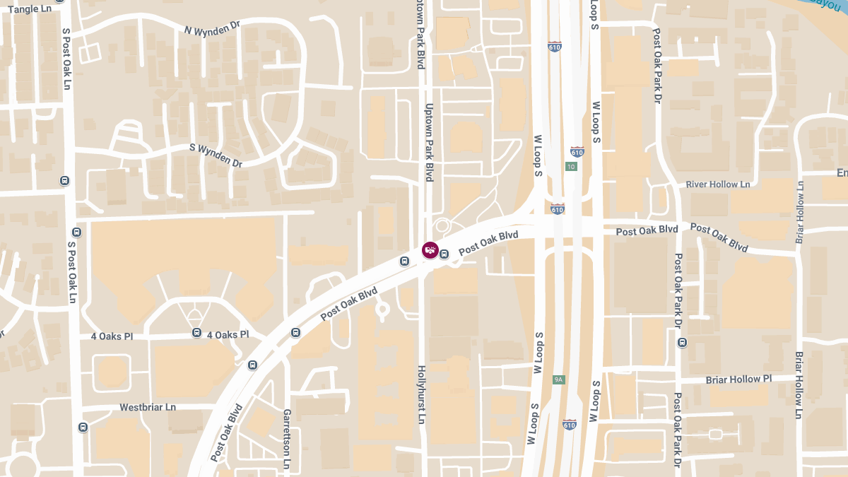 Motor Vehicle Crash with Injuries at Post Oak Blvd and Uptown Park Blvd