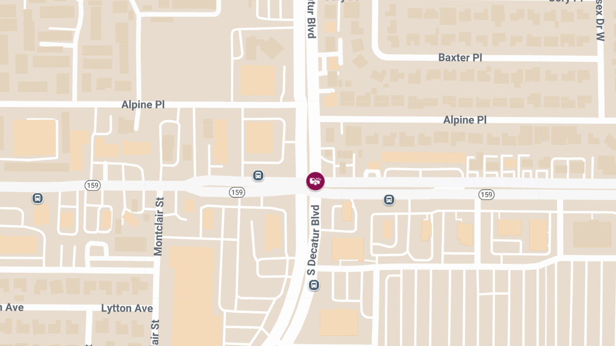 Motor Vehicle Crash with Injuries at W Charleston Blvd & S Decatur Blvd