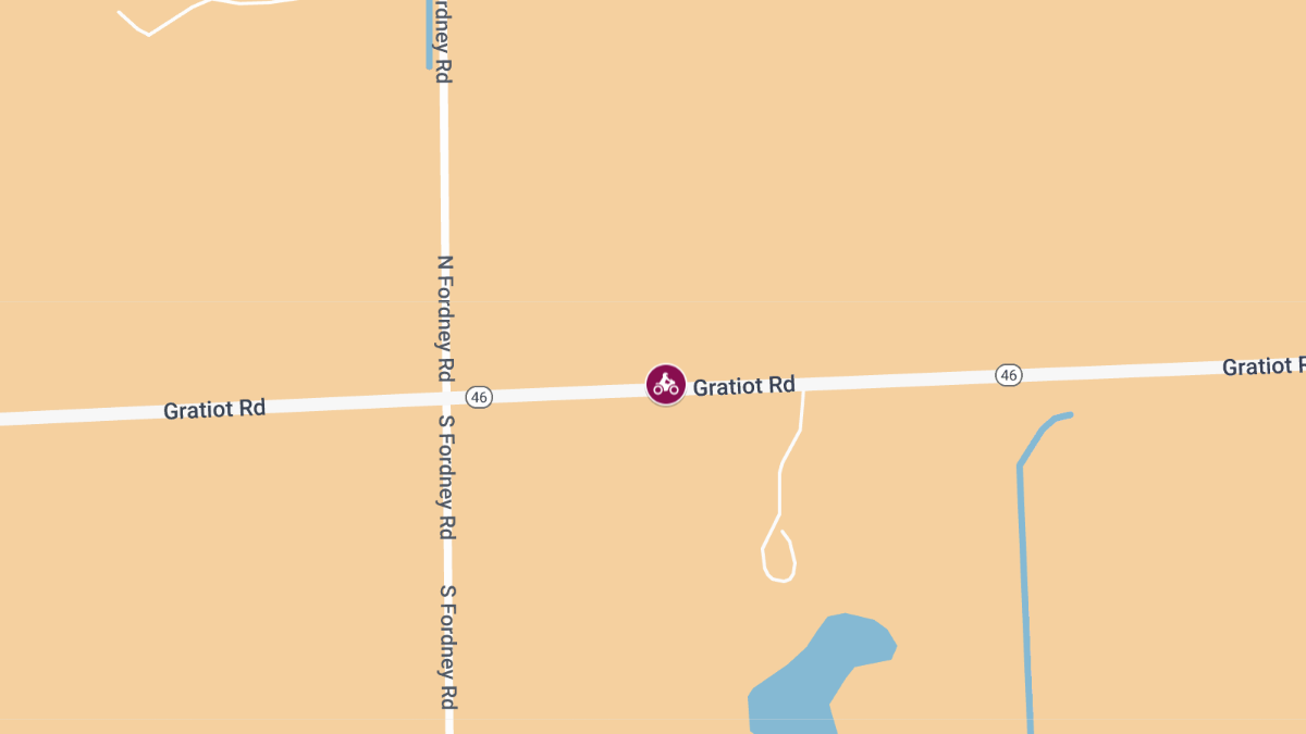 Motorcycle Accident with Injuries on Gratiot Rd