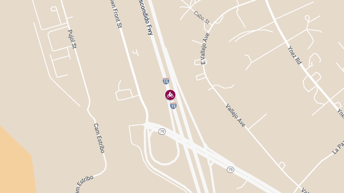 Motorcycle Crash on I-15 Near Highway 79 Leaves One Injured