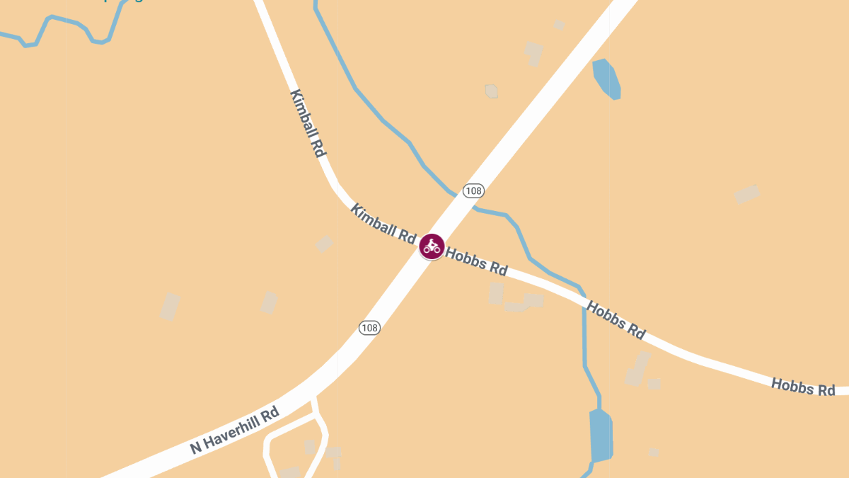 Motorcycle Crash with Injuries at Kimball Rd & N Haverhill Rd