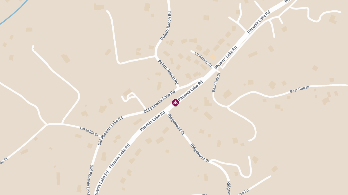 Motorcycle and Car Crash with Major Injuries on Phoenix Lake Rd