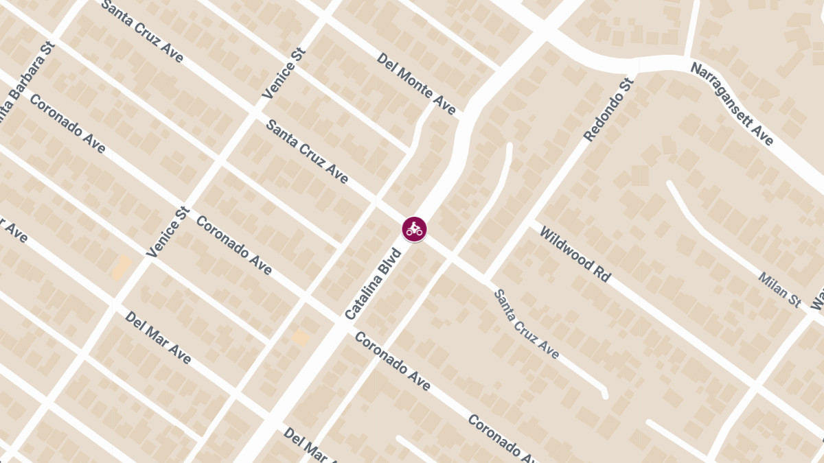 Motorcyclist Injured After Crashing Into Parked Car at Catalina Blvd & Santa Cruz Ave