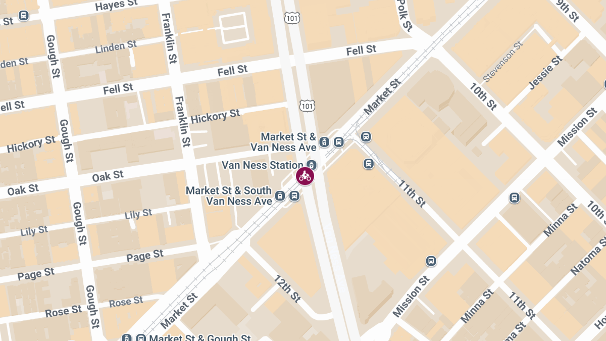 Motorcyclist Injured in Collision on US-101 S & Market St