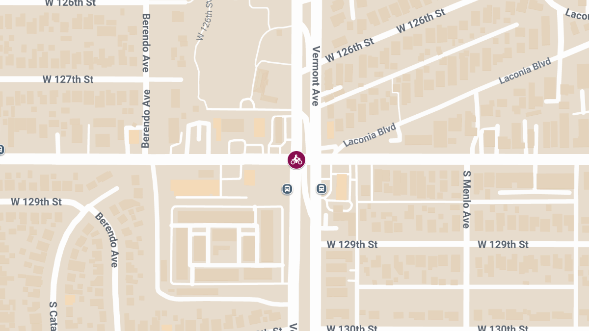 Motorcyclist Injured in Crash at W El Segundo Blvd & S Vermont Ave
