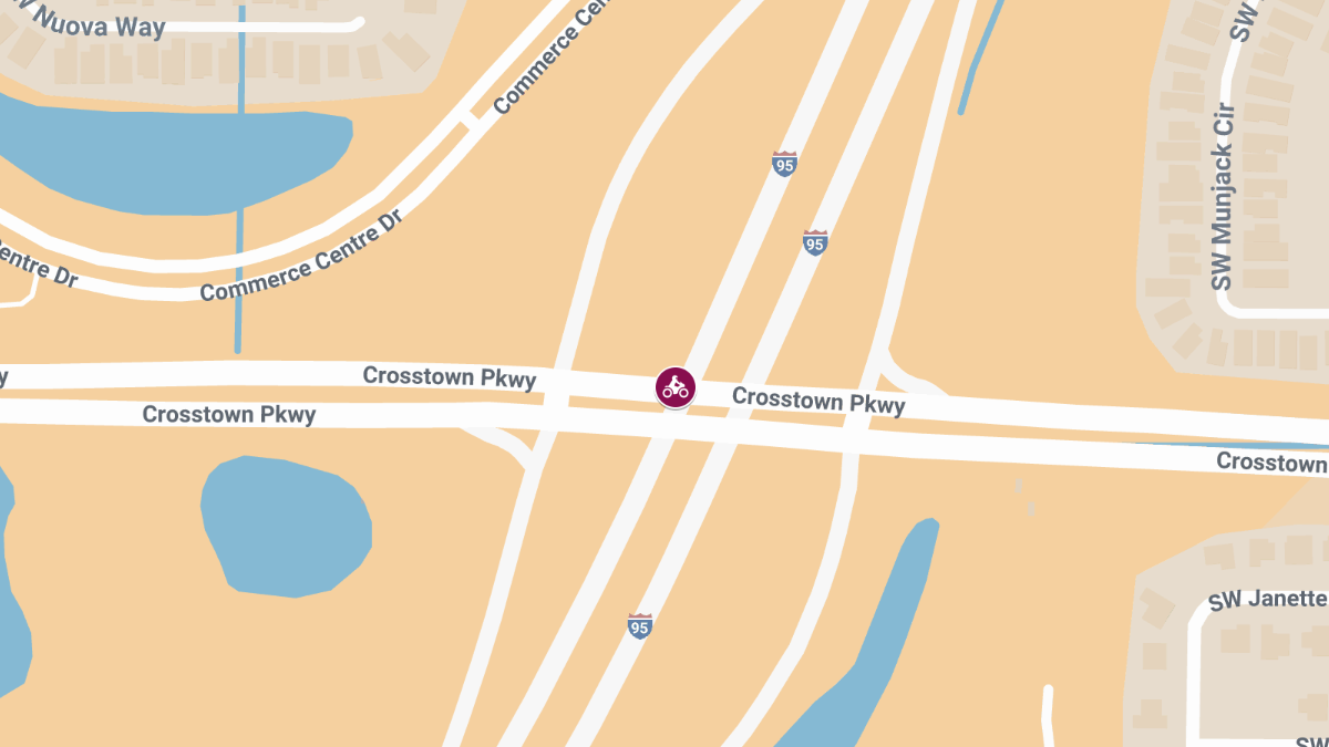 Motorcyclist Killed in Crash on I-95 Off-Ramp at Crosstown Parkway