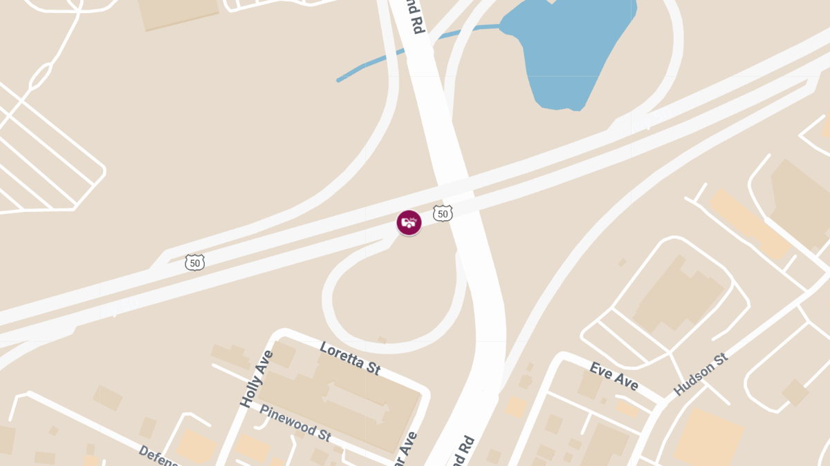 Multi-Vehicle Crash on EB Route 50 at Parole Exit Causes Injuries