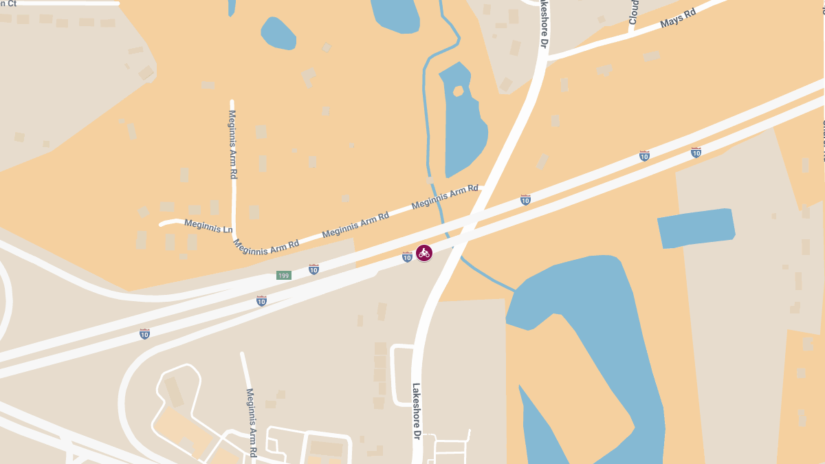 Multi-Vehicle Crash on I-10 After Motorcyclist Falls from Bike