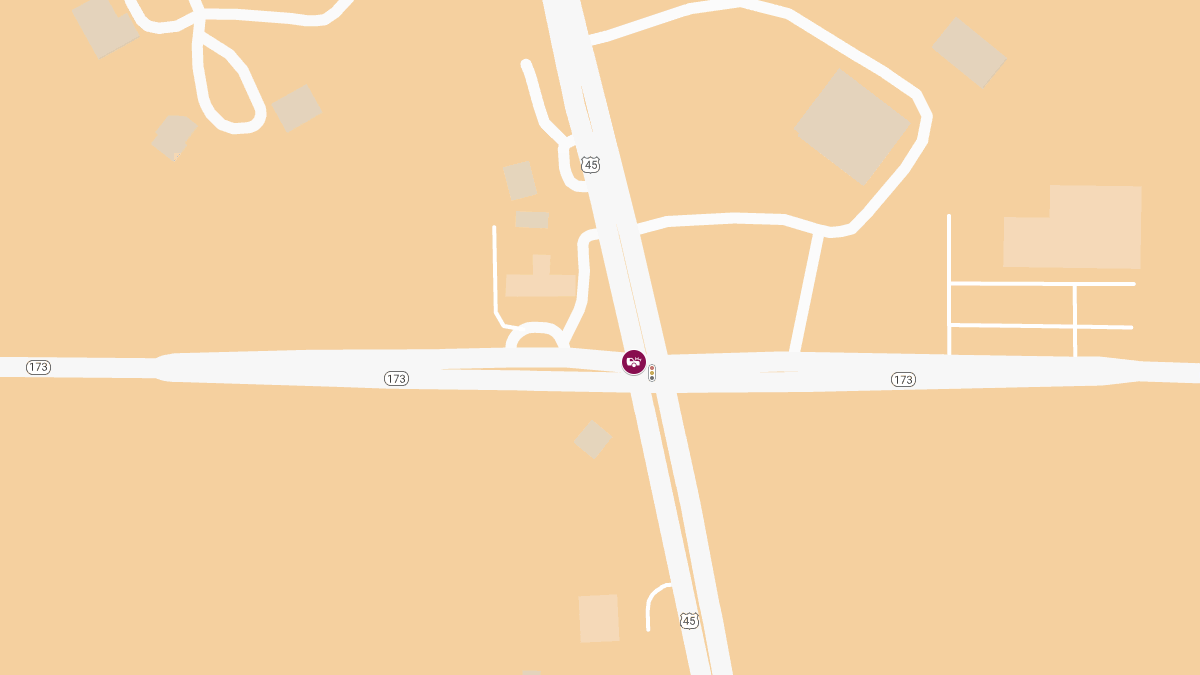 Multi-Vehicle Crash with Injuries at Route 45 and Route 173