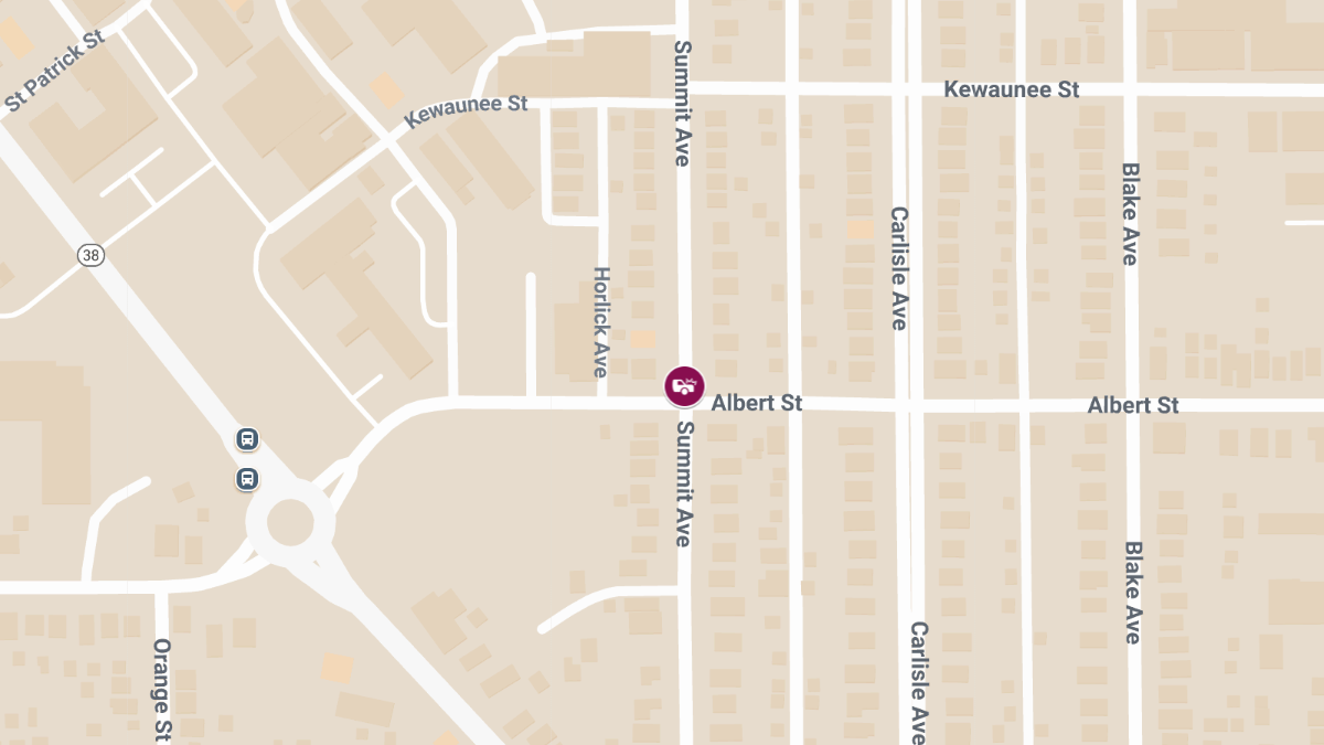 Multi-Vehicle Rollover Crash with Entrapment at Albert St & Summit Ave