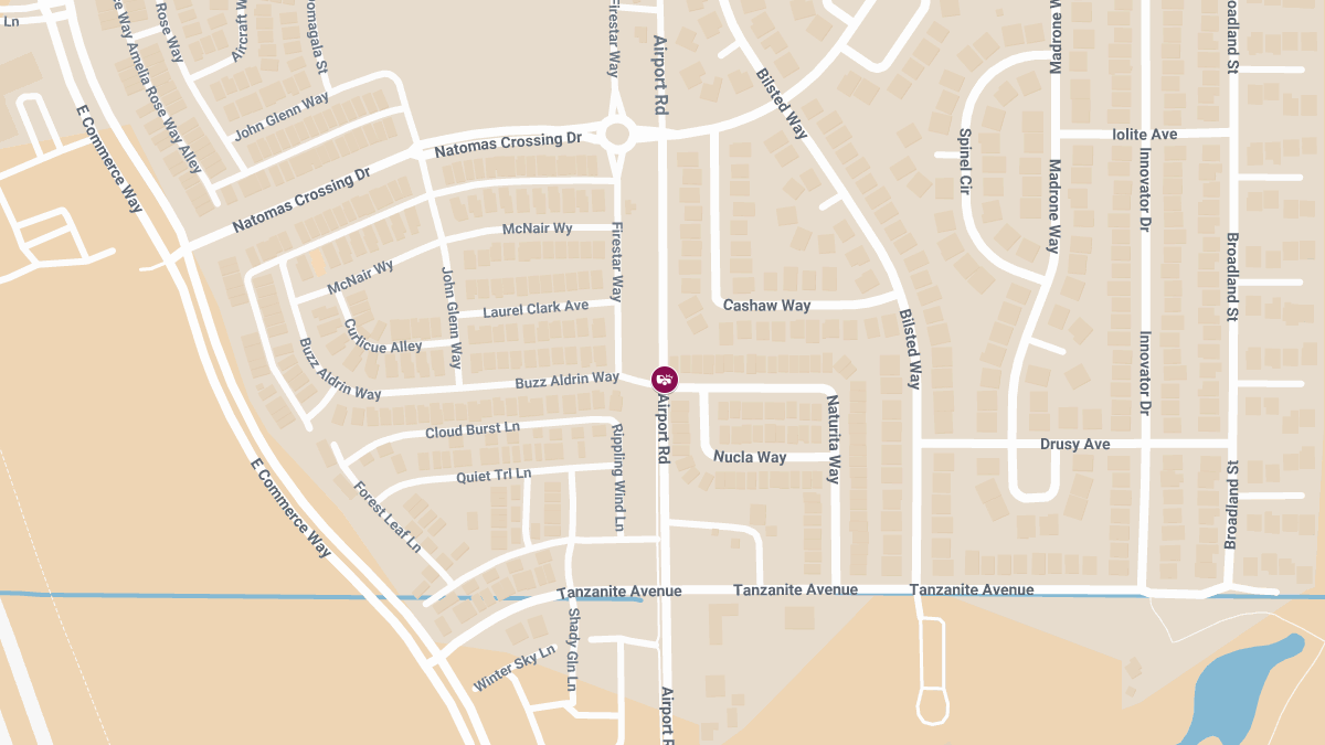 One Injured in Collision at Airport Rd & Naturita Way