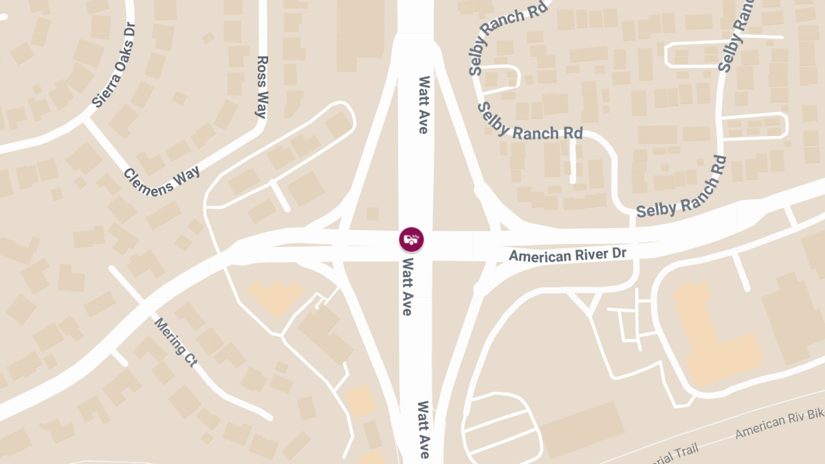 One Injured in Crash Involving Dodge Pickup and Audi SUV at S Watt Ave & La Riviera Dr