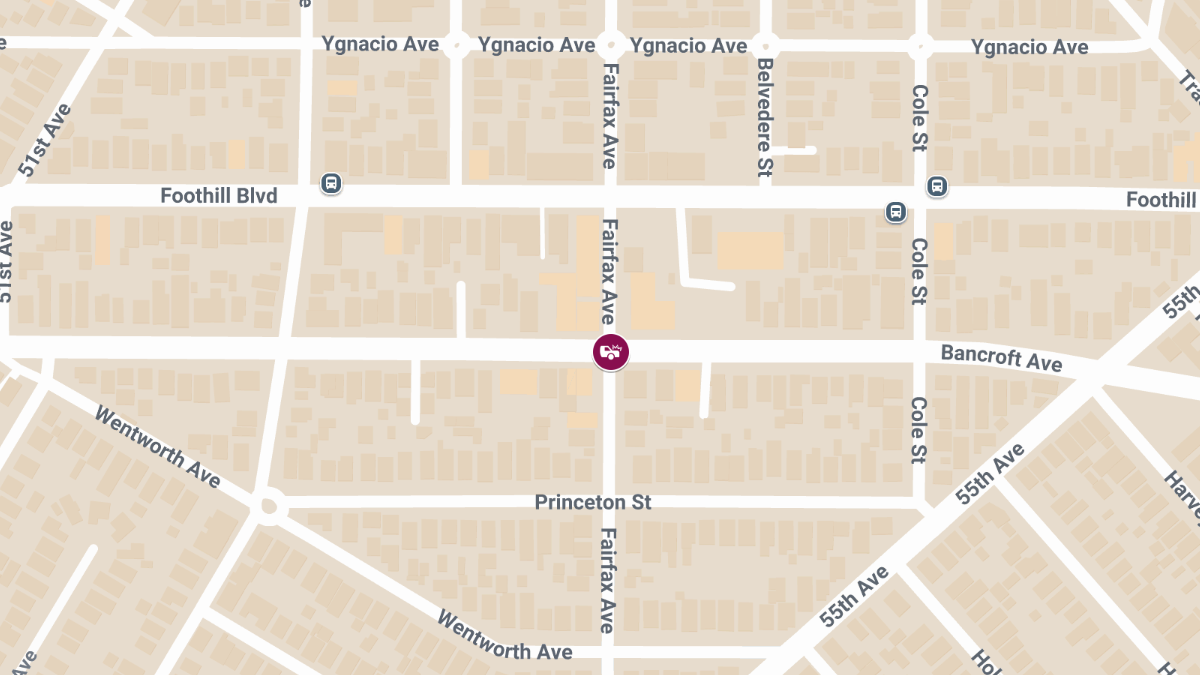 One Injured in Crash at Fairfax Ave & Bancroft Ave