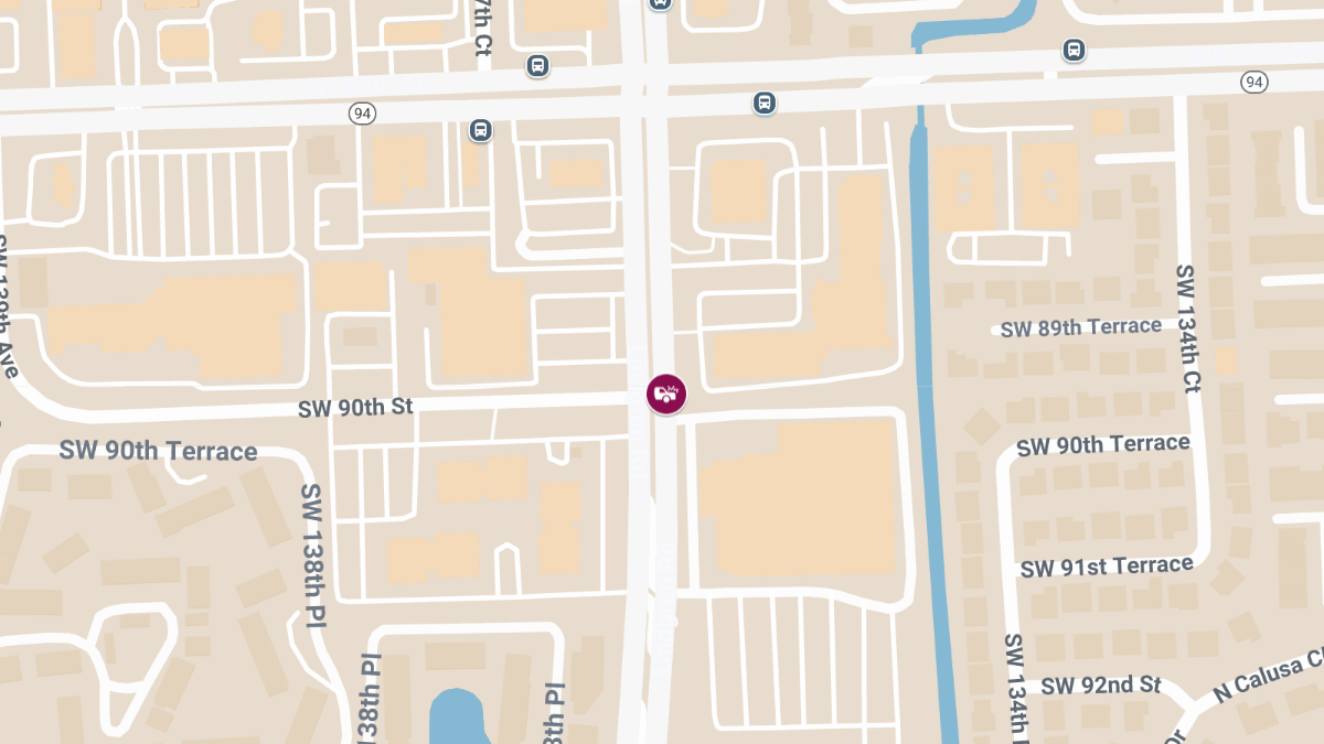 One Injured in Crash at SW 137th Ave & SW 90th St