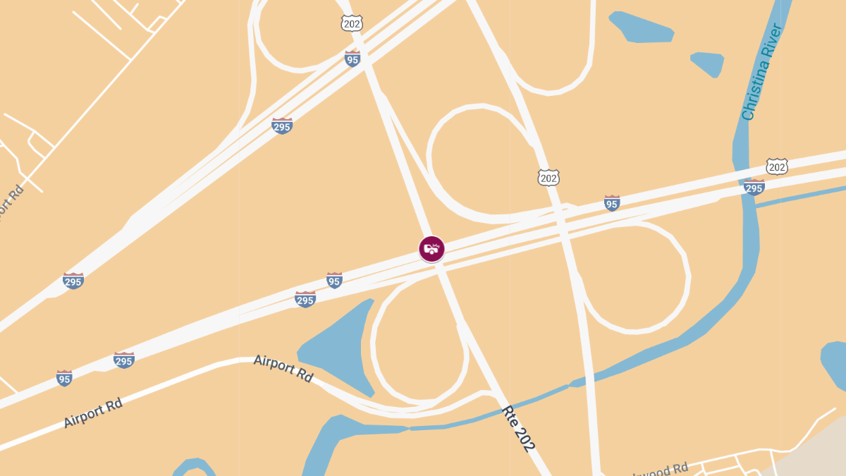 One Injured in Entrapment Crash on W Basin Rd at I-95 NB Onramp