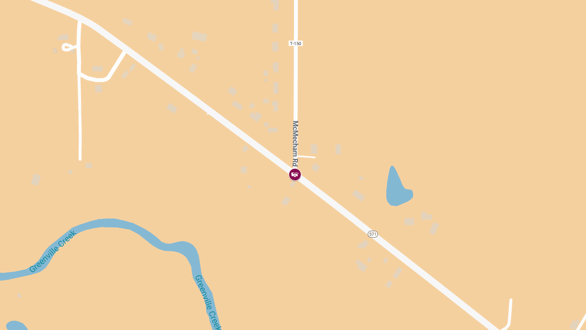 One Injured in Rear-End Crash at SR 571 & McMecham Rd