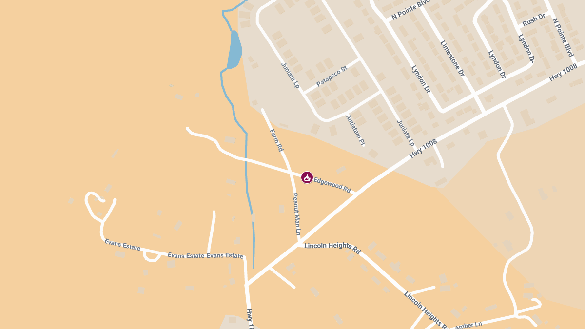 One Injured in Residential Fire on Edgewood Rd