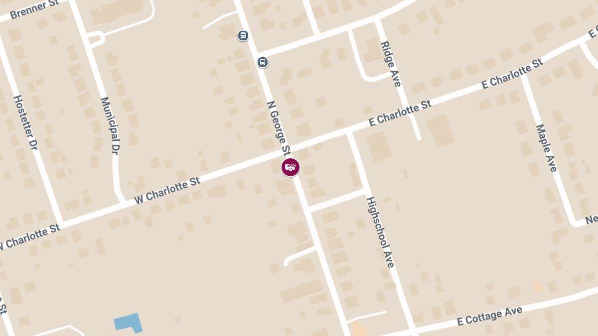 One Injured in Rollover Crash at N George St & E Charlotte St