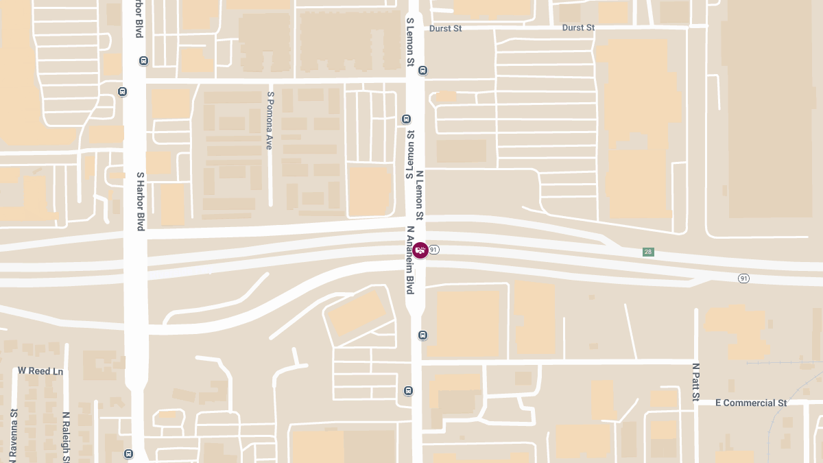 One Injured in Rollover Crash on SR-91 at Lemon St