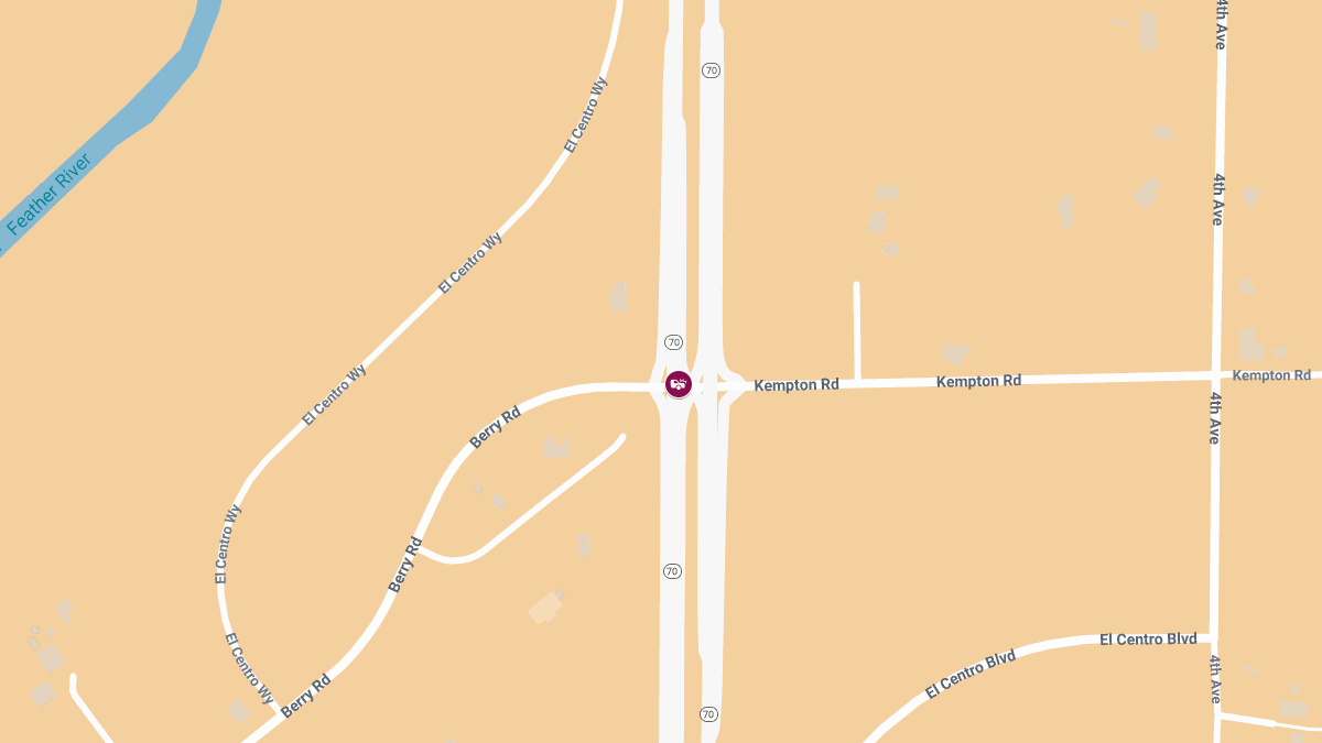 One Killed in Car Crash at Berry Rd & SR-70