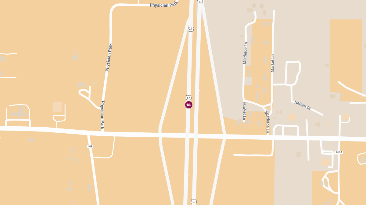 One Seriously Injured in Rear-End Crash on US-65 South of Cedar Gate