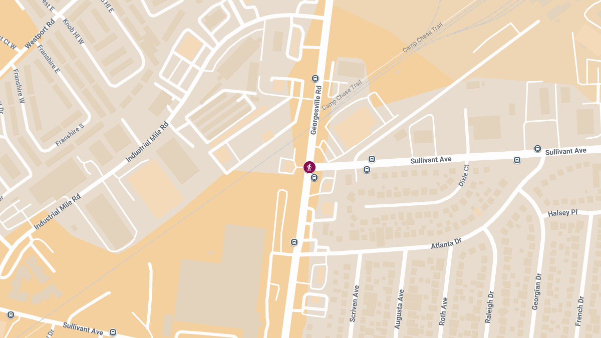 Pedestrian Critically Injured in Crash at Georgesville Rd & Sullivant Ave