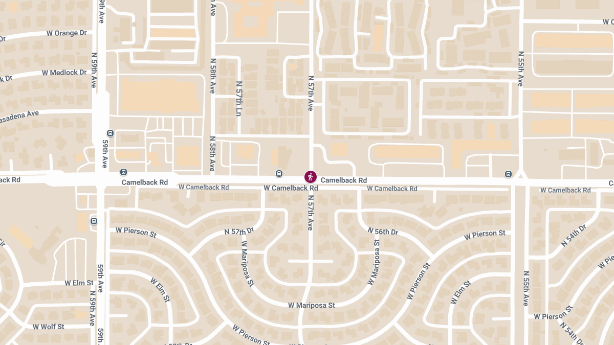 Pedestrian Fatally Struck at Camelback Rd & 57th Ave