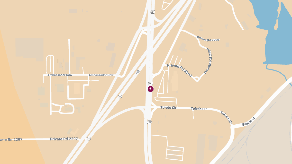 Pedestrian Fatally Struck by Pickup on West Loop 281