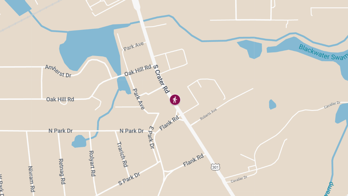 Pedestrian Fatally Struck by Vehicle on S Crater Rd