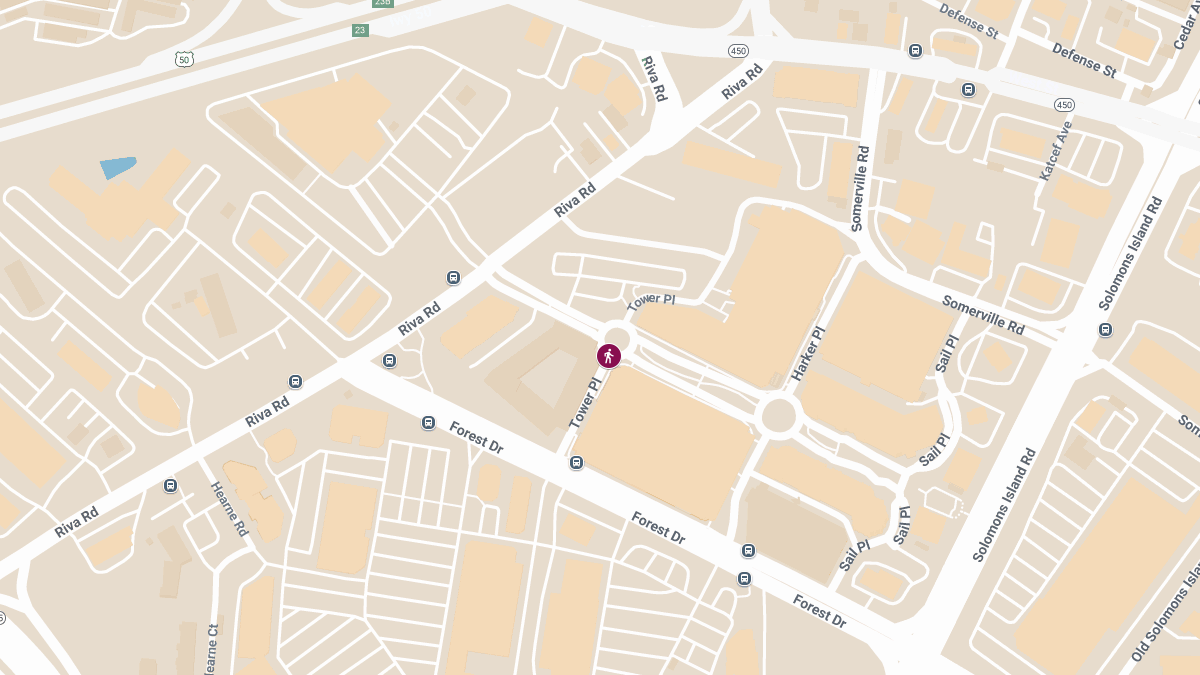 Pedestrian Injured in Crash at Towne Centre Blvd & Tower Pl