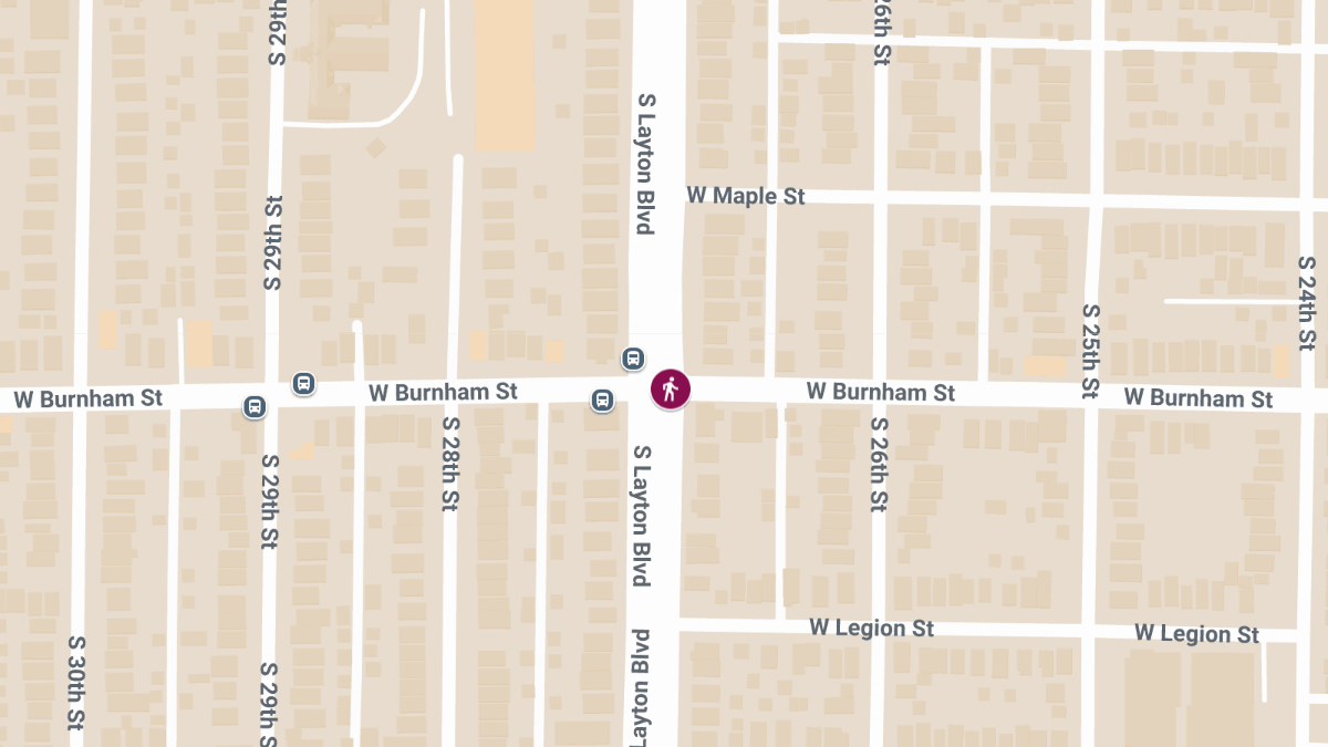 Pedestrian Injured in Hit-and-Run on Layton Blvd & Burnham St