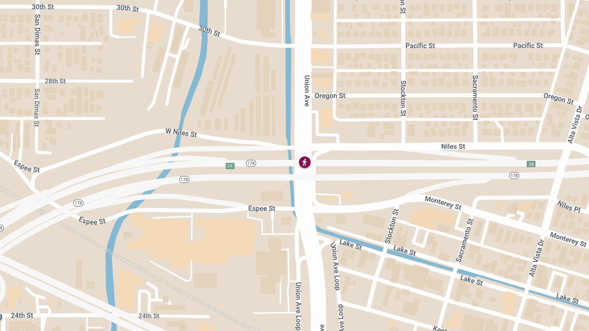 Pedestrian Injured in Hit-and-Run on SR-178 at Union Ave On-Ramp