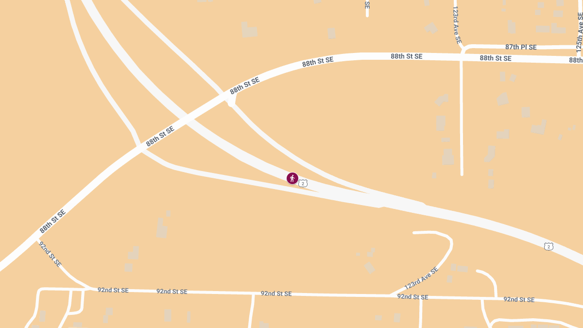 Pedestrian Killed in Crash on SR-2 Near 88th St SE