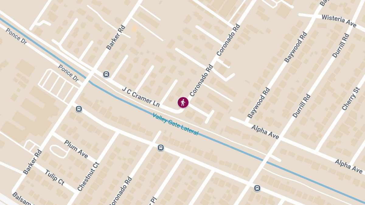 Pedestrian Struck and Injured in Collision on Coronado Rd