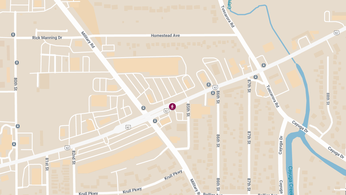 Pedestrian Struck by Vehicle on Niagara Falls Blvd